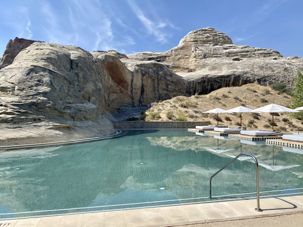 Main pool at Amangiri Utah