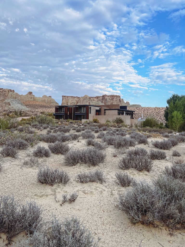 a house in a desert